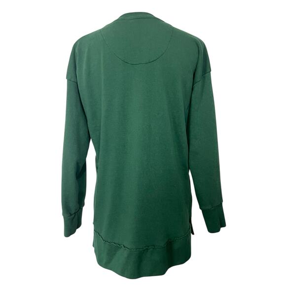 Royce Brand Merry Boucle Womens Sweatshirt Green Christmas Holiday Festive Sz M - Picture 6 of 9